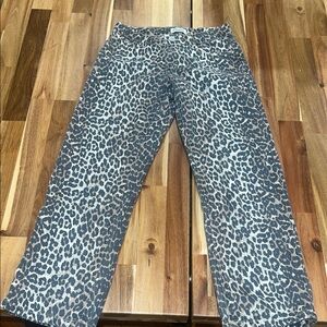 RSQ Leopard Print jeans girls 8 NEVER WORN